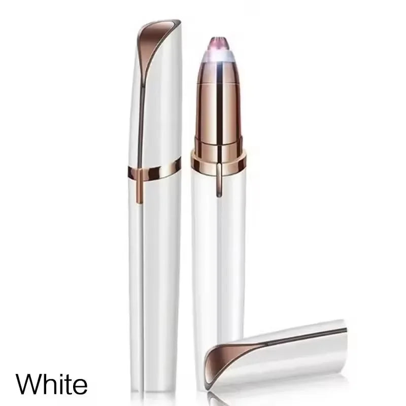 1/2/3pcs Rechargeable Mini Painless Electric Eyebrow Trimmer Facial Hair Removal Shaver Epilator Pen Kit For Women