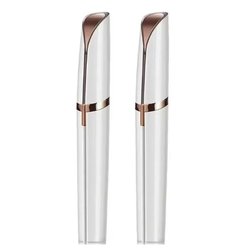 1/2/3pcs Rechargeable Mini Painless Electric Eyebrow Trimmer Facial Hair Removal Shaver Epilator Pen Kit For Women