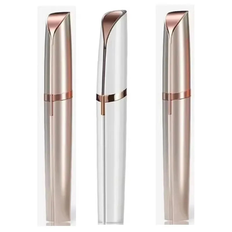 1/2/3pcs Rechargeable Mini Painless Electric Eyebrow Trimmer Facial Hair Removal Shaver Epilator Pen Kit For Women